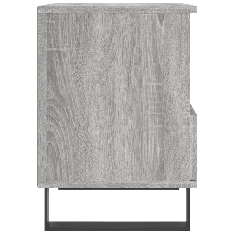 vidaXL 2 db szürke sonoma színű éjjeliszekrény 40 x 35 x 50 cm