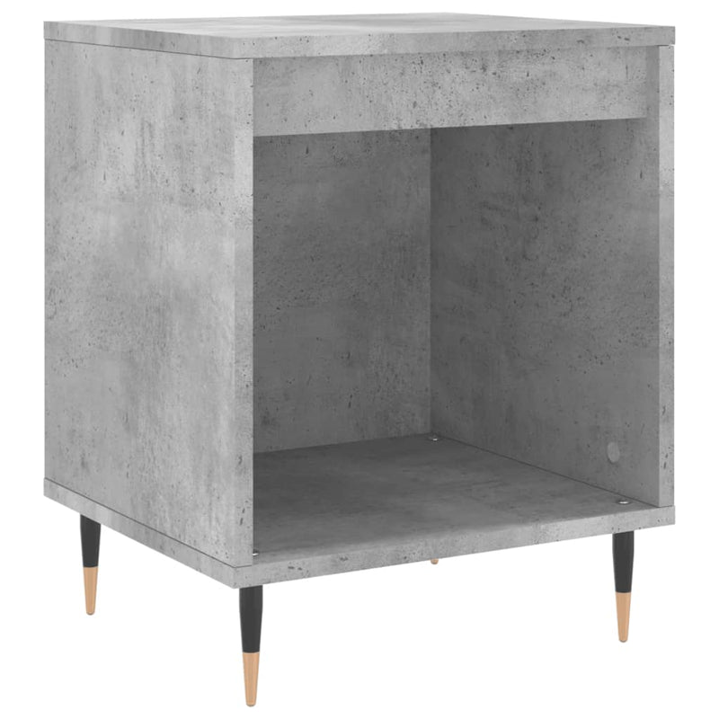 vidaXL betonszürke szerelt fa éjjeliszekrény 40x35x50 cm