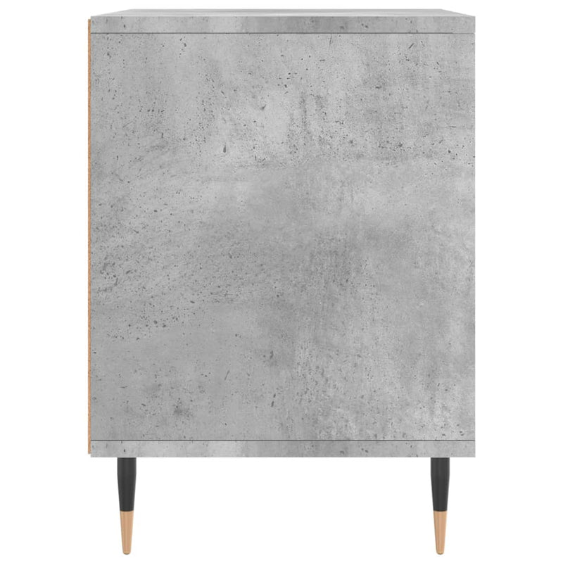 vidaXL betonszürke szerelt fa éjjeliszekrény 40x35x50 cm