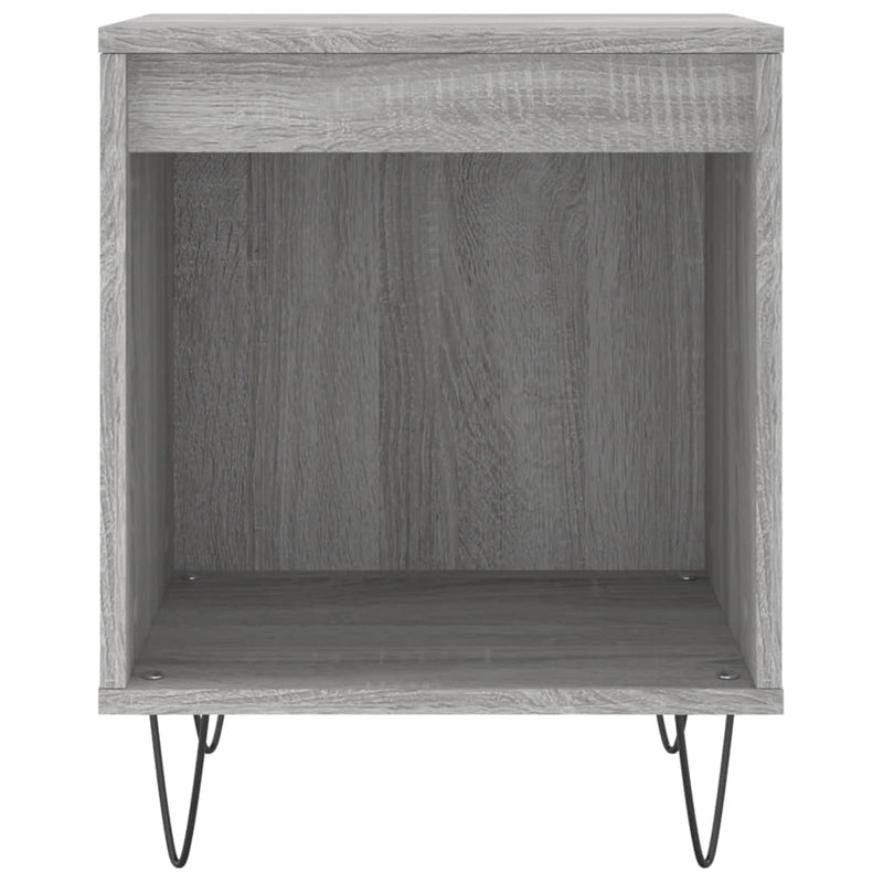 vidaXL szürke sonoma színű szerelt fa éjjeliszekrény 40 x 35 x 50 cm