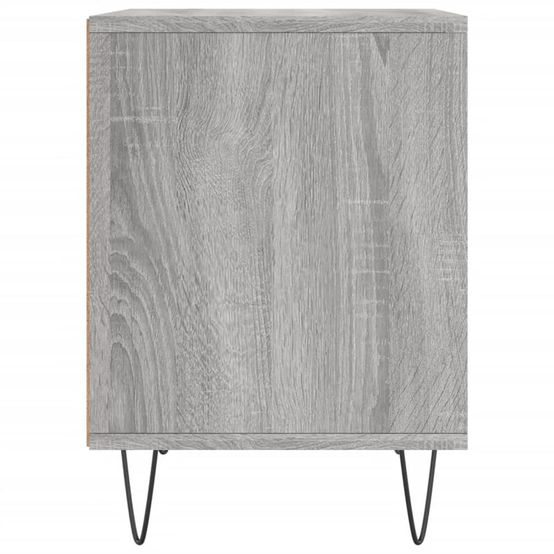 vidaXL 2 db szürke sonoma színű éjjeliszekrény 40 x 35 x 50 cm