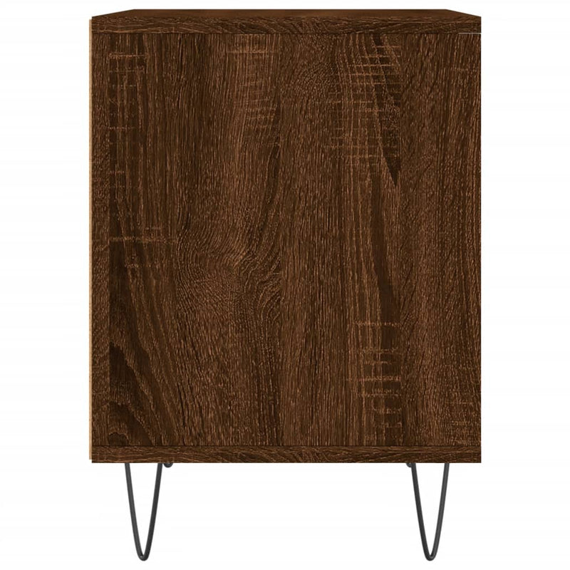 vidaXL barna tölgyszínű szerelt fa éjjeliszekrény 40 x 35 x 50 cm