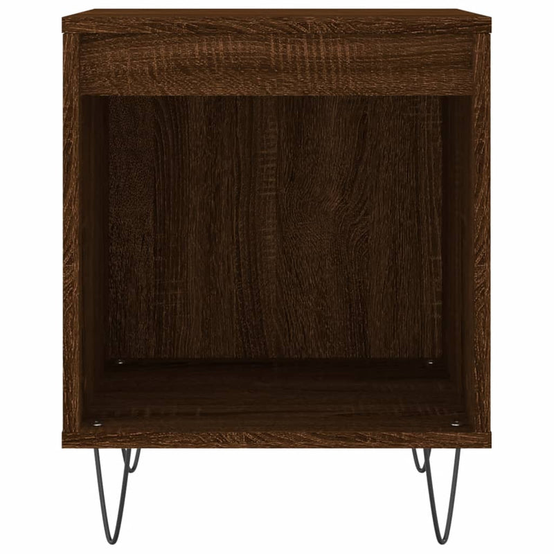 vidaXL 2 db barna tölgyszínű éjjeliszekrény 40 x 35 x 50 cm