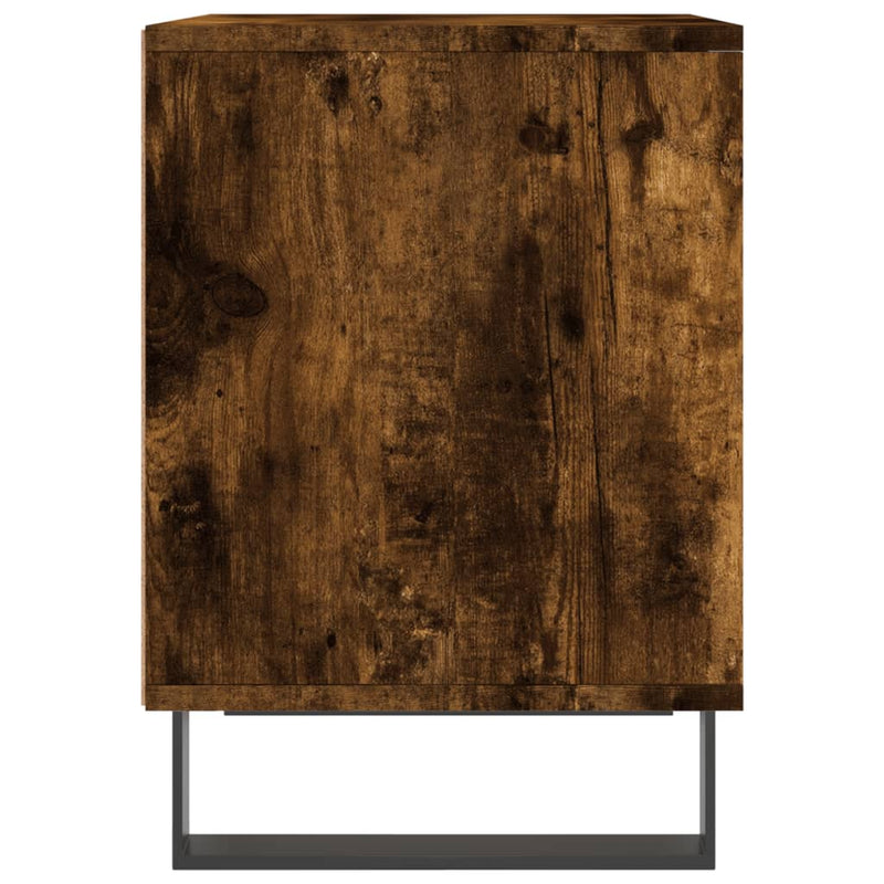 vidaXL 2 db füstös tölgy színű éjjeliszekrény 40 x 35 x 50 cm