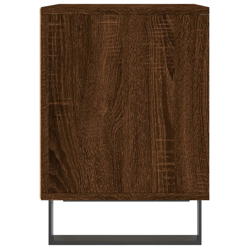 vidaXL 2 db barna tölgyszínű éjjeliszekrény 40 x 35 x 50 cm