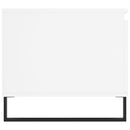 vidaXL fehér szerelt fa dohányzóasztal 100 x 50 x 45 cm