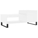 vidaXL fehér szerelt fa dohányzóasztal 100 x 50 x 45 cm