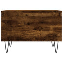 vidaXL 2 db füstös tölgy szerelt fa dohányzóasztal 50 x 46 x 35 cm