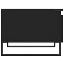 vidaXL 2 db fekete szerelt fa dohányzóasztal 50 x 46 x 35 cm