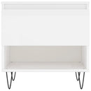 vidaXL 2 db magasfényű fehér szerelt fa dohányzóasztal 50 x 46 x 50 cm