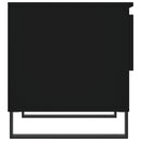 vidaXL fekete szerelt fa dohányzóasztal 50 x 46 x 50 cm