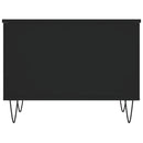 vidaXL fekete szerelt fa dohányzóasztal 60x44,5x45 cm