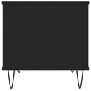 vidaXL fekete szerelt fa dohányzóasztal 60x44,5x45 cm