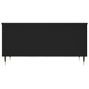 vidaXL fekete szerelt fa dohányzóasztal 90x44,5x45 cm