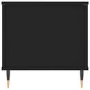 vidaXL fekete szerelt fa dohányzóasztal 90x44,5x45 cm