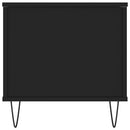 vidaXL fekete szerelt fa dohányzóasztal 90x44,5x45 cm