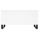 vidaXL fehér szerelt fa dohányzóasztal 90x44,5x45 cm