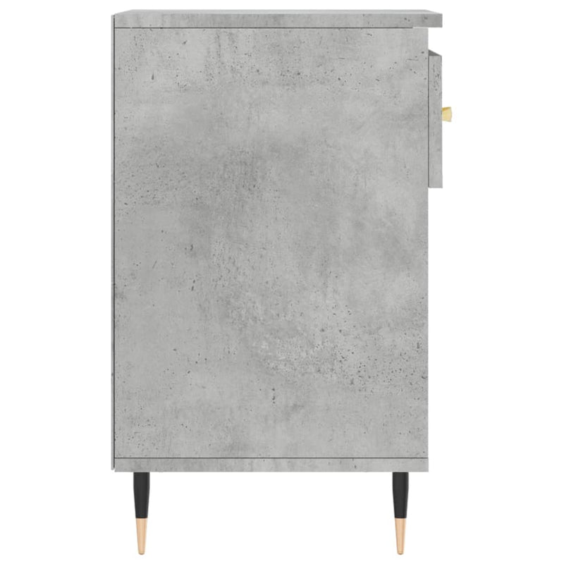 vidaXL betonszürke szerelt fa cipőszekrény 102x36x60 cm