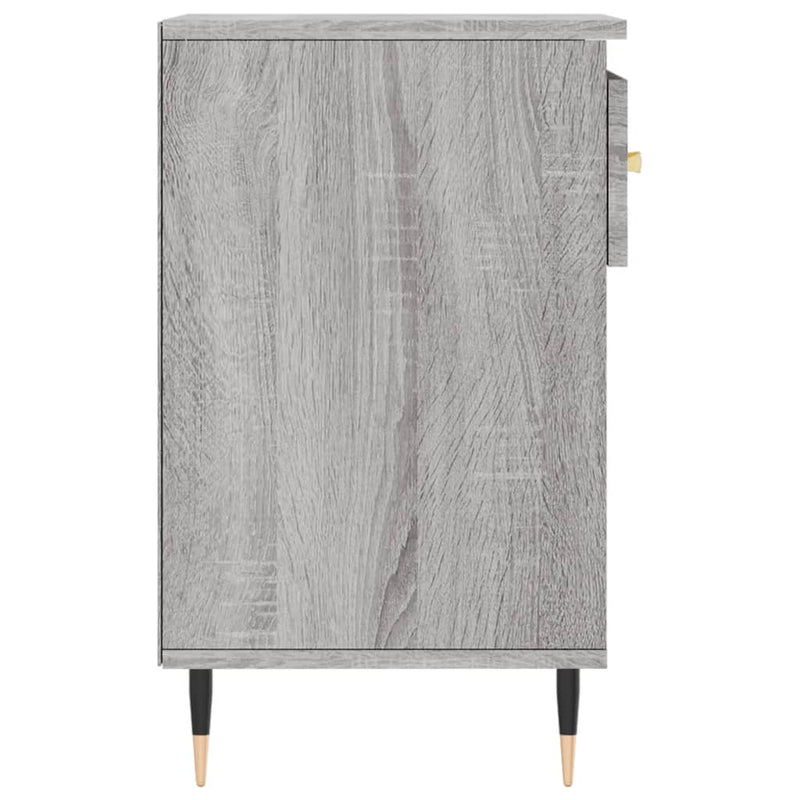 vidaXL szürke sonoma színű szerelt fa cipősszekrény 102x36x60 cm