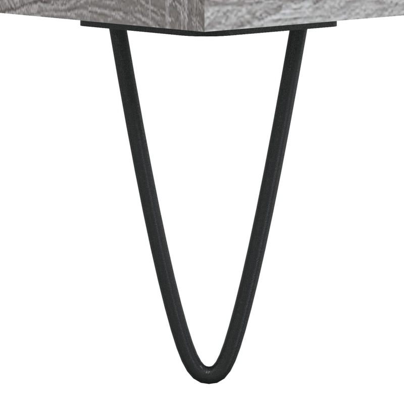 vidaXL szürke sonoma színű szerelt fa cipősszekrény 102x36x60 cm