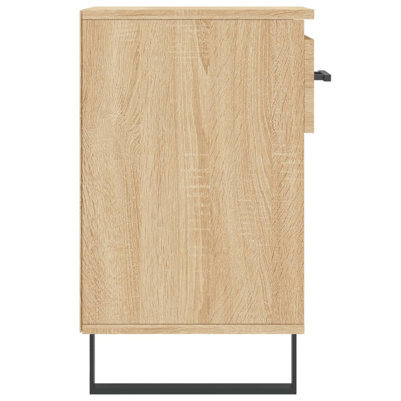vidaXL sonoma tölgy színű szerelt fa cipőszekrény 102x36x60 cm