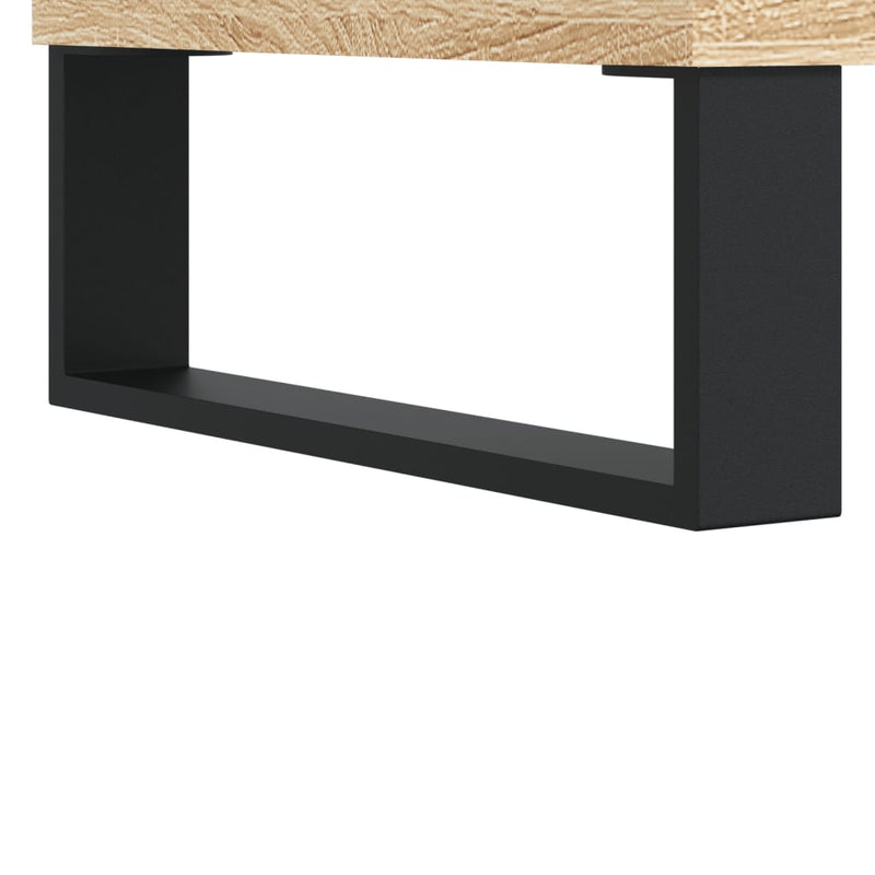 vidaXL sonoma tölgy színű szerelt fa cipőszekrény 102x36x60 cm