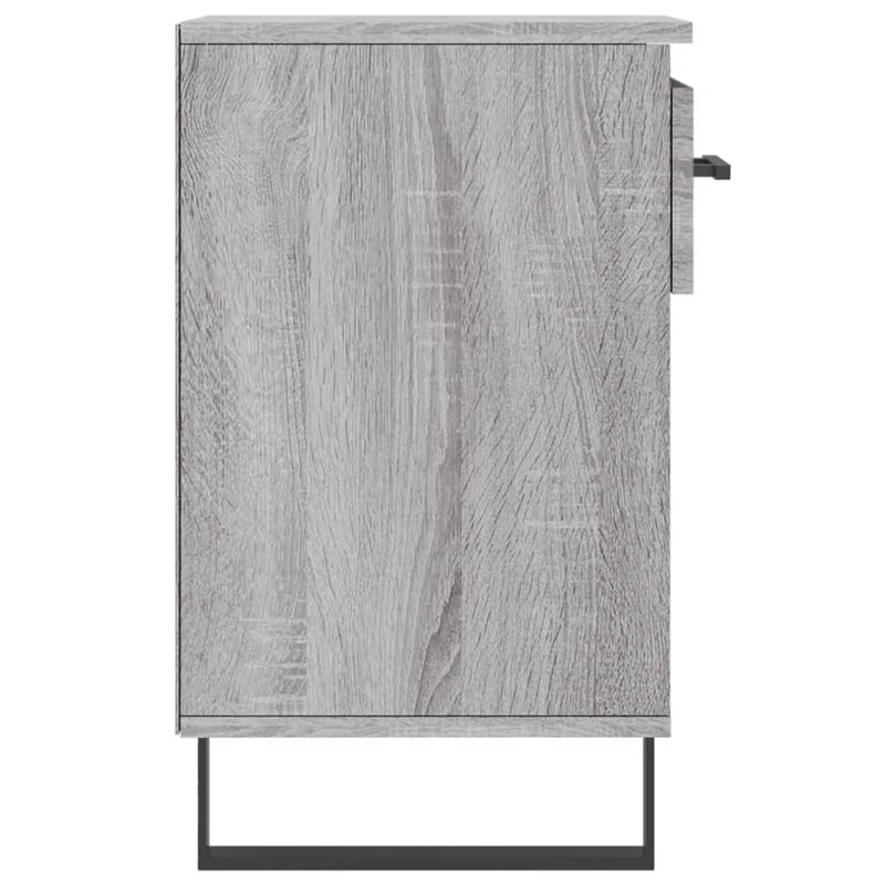 vidaXL szürke sonoma színű szerelt fa cipősszekrény 102x36x60 cm