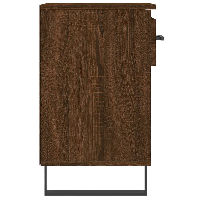 vidaXL barna tölgyszínű szerelt fa cipősszekrény 102x36x60 cm