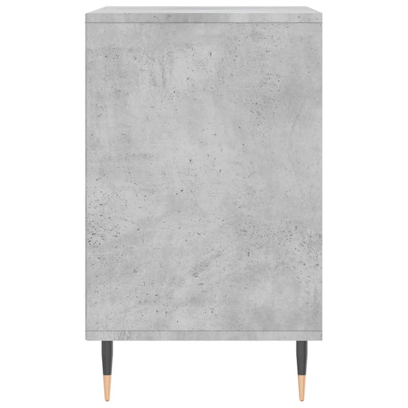 vidaXL betonszürke szerelt fa cipőszekrény 102x36x60 cm