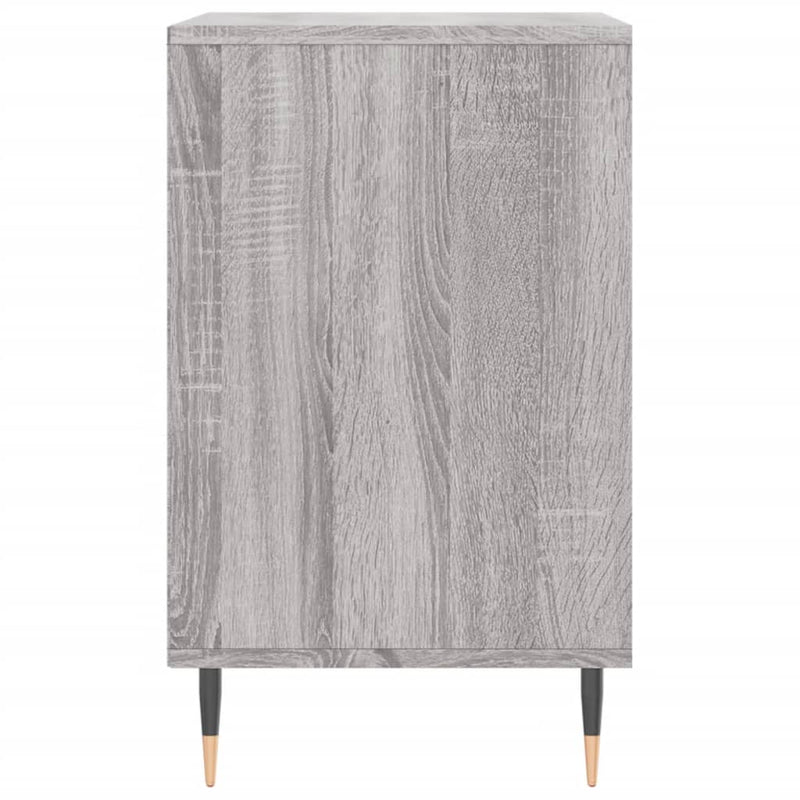 vidaXL szürke sonoma színű szerelt fa cipősszekrény 102x36x60 cm
