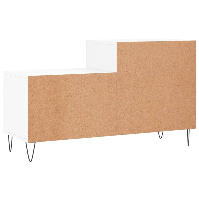 vidaXL fehér szerelt fa cipősszekrény 102x36x60 cm