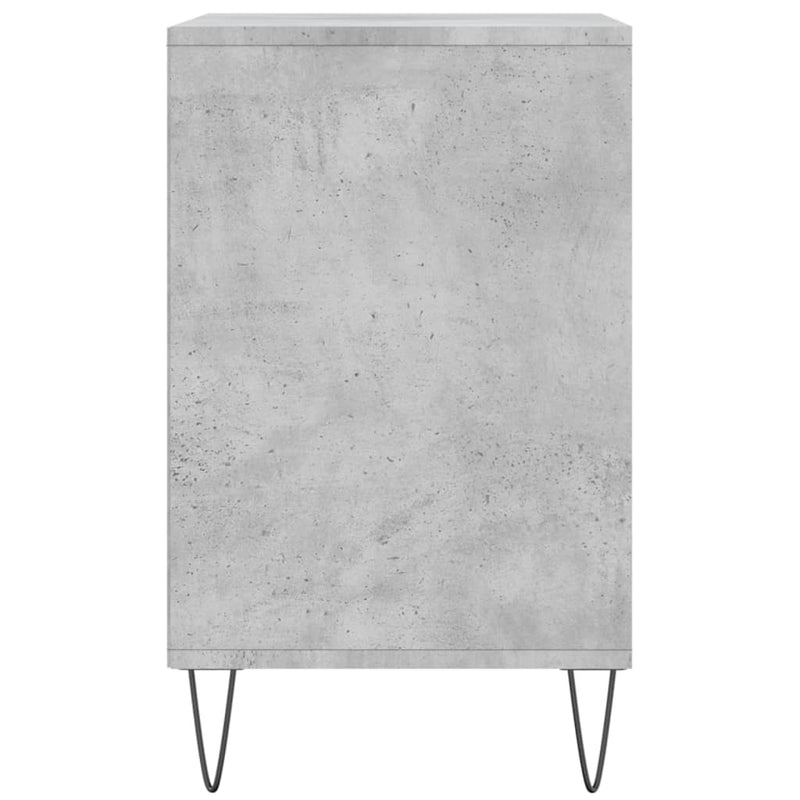 vidaXL betonszürke szerelt fa cipőszekrény 102x36x60 cm