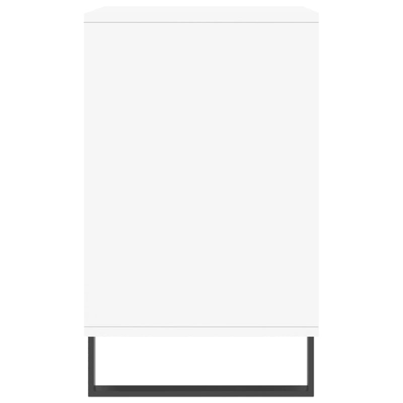 vidaXL fehér szerelt fa cipősszekrény 102x36x60 cm