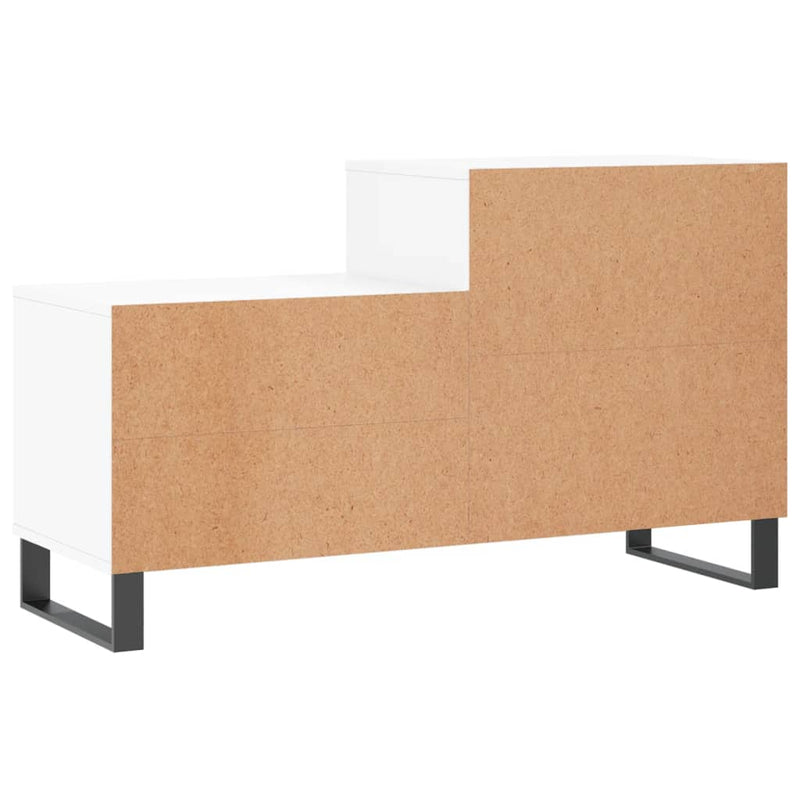 vidaXL fehér szerelt fa cipősszekrény 102x36x60 cm