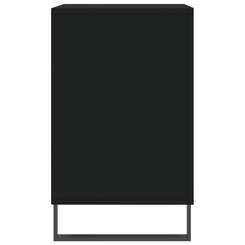 vidaXL fekete szerelt fa cipősszekrény 102x36x60 cm