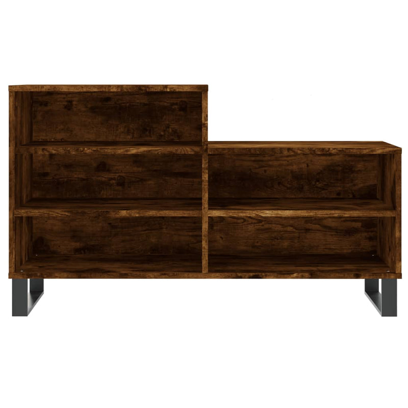 vidaXL füstös tölgy színű szerelt fa cipősszekrény 102 x 36 x 60 cm
