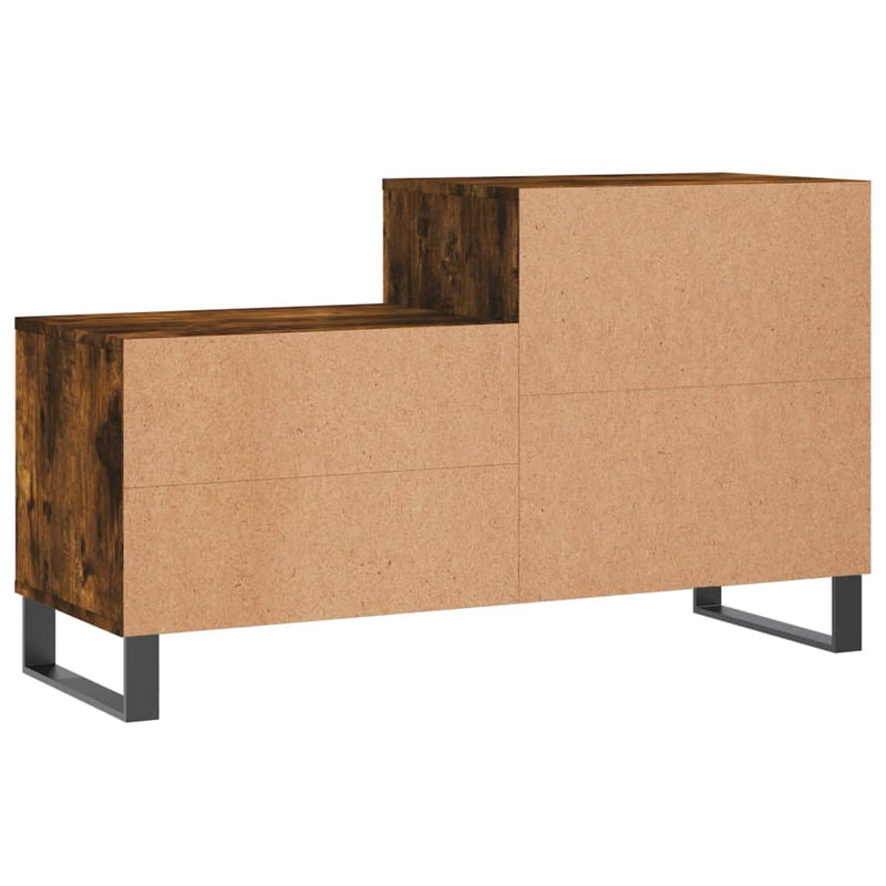 vidaXL füstös tölgy színű szerelt fa cipősszekrény 102 x 36 x 60 cm