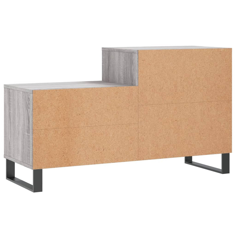 vidaXL szürke sonoma színű szerelt fa cipősszekrény 102x36x60 cm