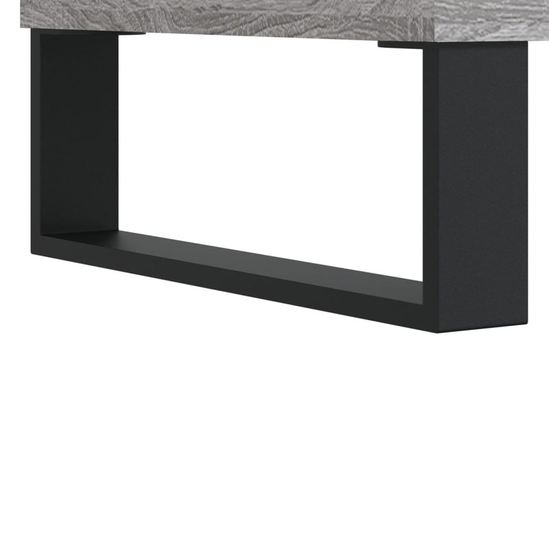 vidaXL szürke sonoma színű szerelt fa cipősszekrény 102x36x60 cm