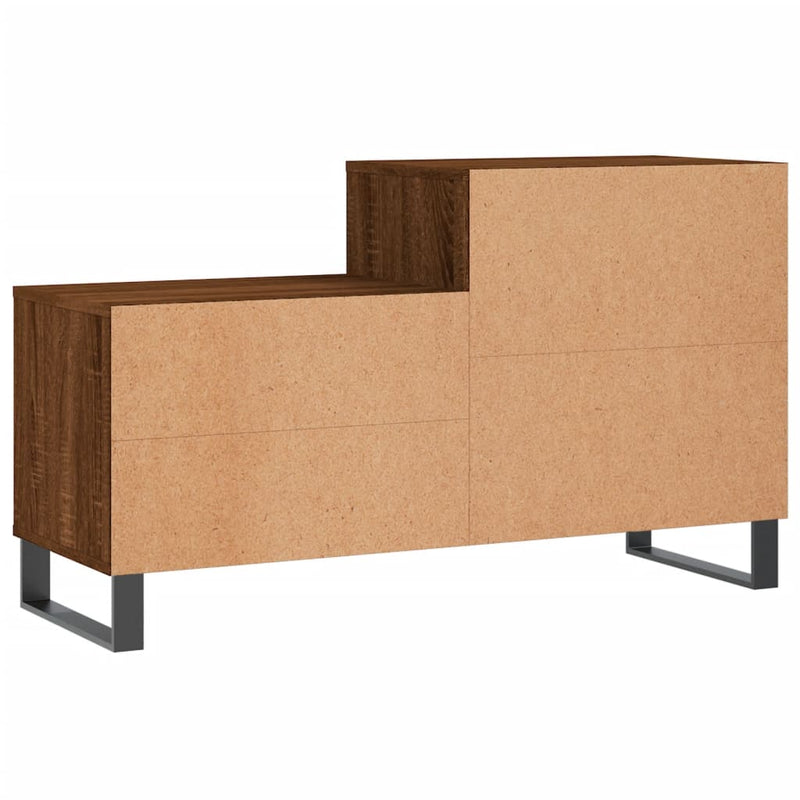 vidaXL barna tölgyszínű szerelt fa cipősszekrény 102x36x60 cm