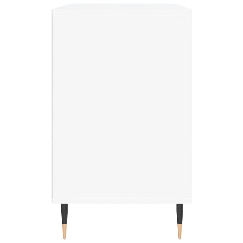 vidaXL fehér szerelt fa cipősszekrény 102x36x60 cm