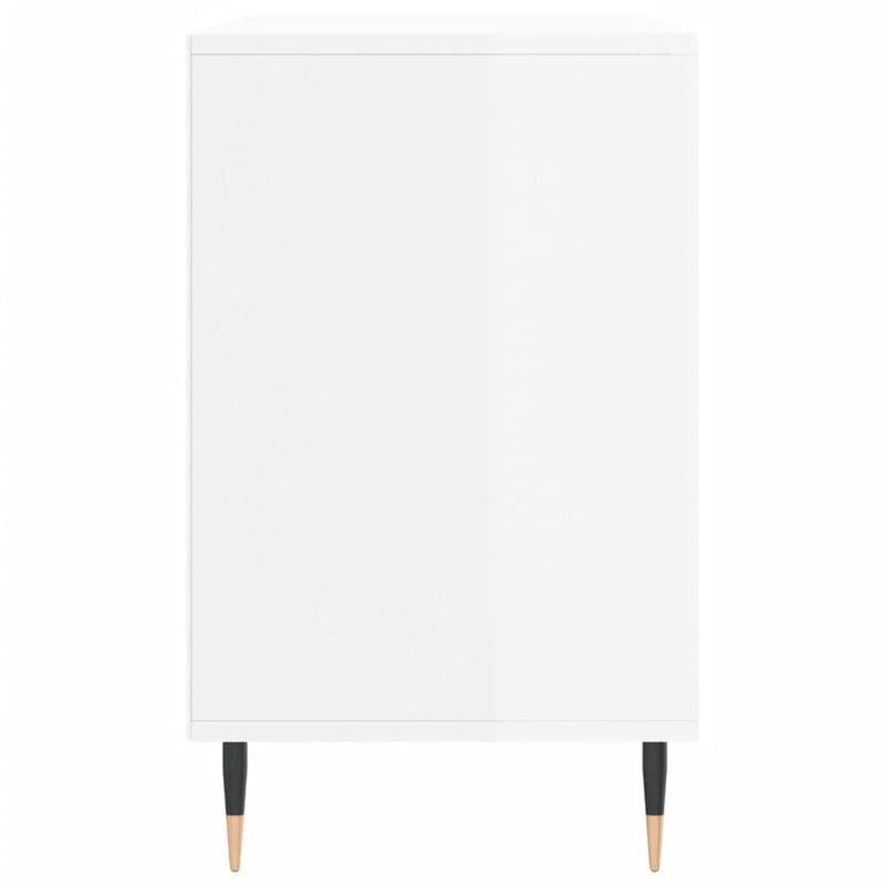vidaXL magasfényű fehér szerelt fa cipősszekrény 102x36x60 cm