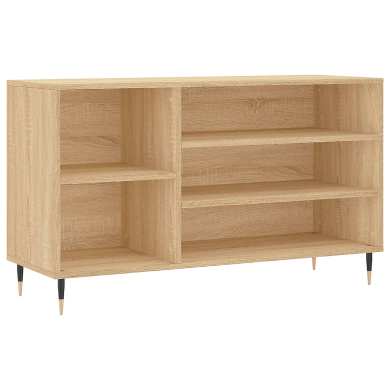 vidaXL sonoma tölgy színű szerelt fa cipőszekrény 102x36x60 cm