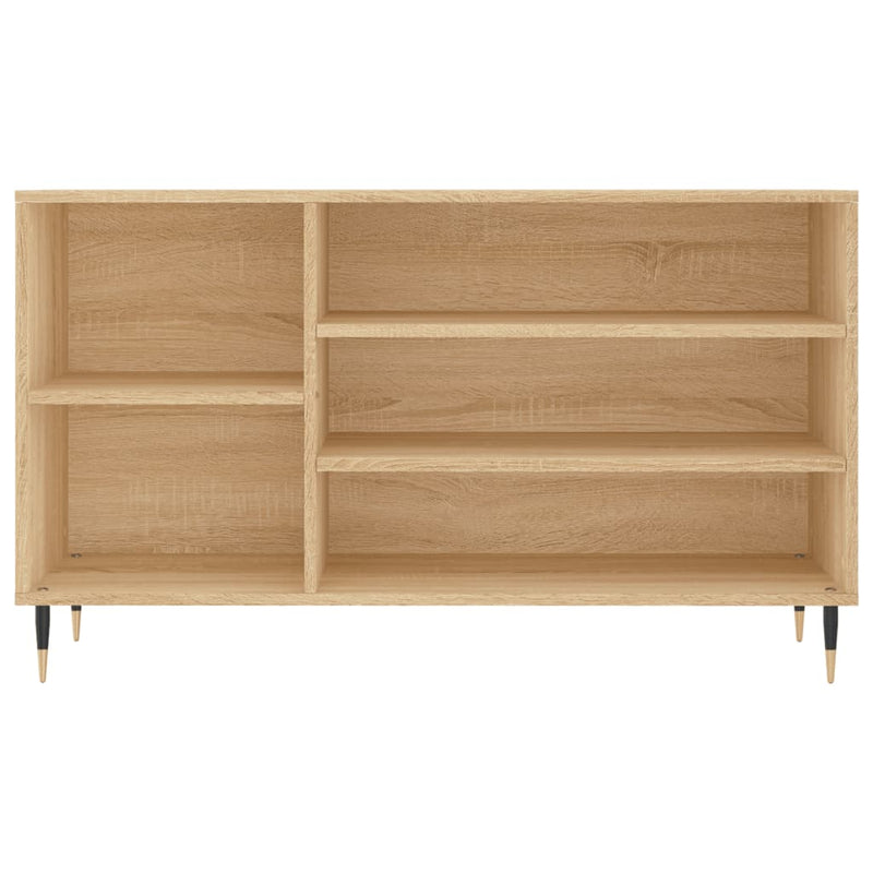 vidaXL sonoma tölgy színű szerelt fa cipőszekrény 102x36x60 cm