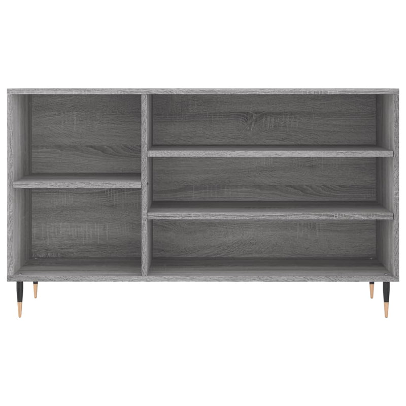 vidaXL szürke sonoma színű szerelt fa cipősszekrény 102x36x60 cm