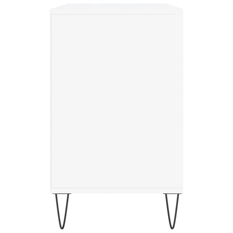 vidaXL fehér szerelt fa cipősszekrény 102x36x60 cm