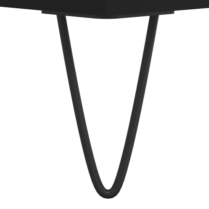 vidaXL fekete szerelt fa cipősszekrény 102x36x60 cm