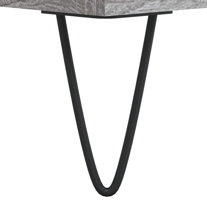 vidaXL szürke sonoma színű szerelt fa cipősszekrény 102x36x60 cm