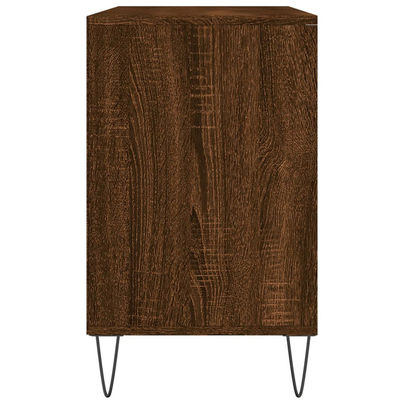 vidaXL barna tölgyszínű szerelt fa cipősszekrény 102x36x60 cm