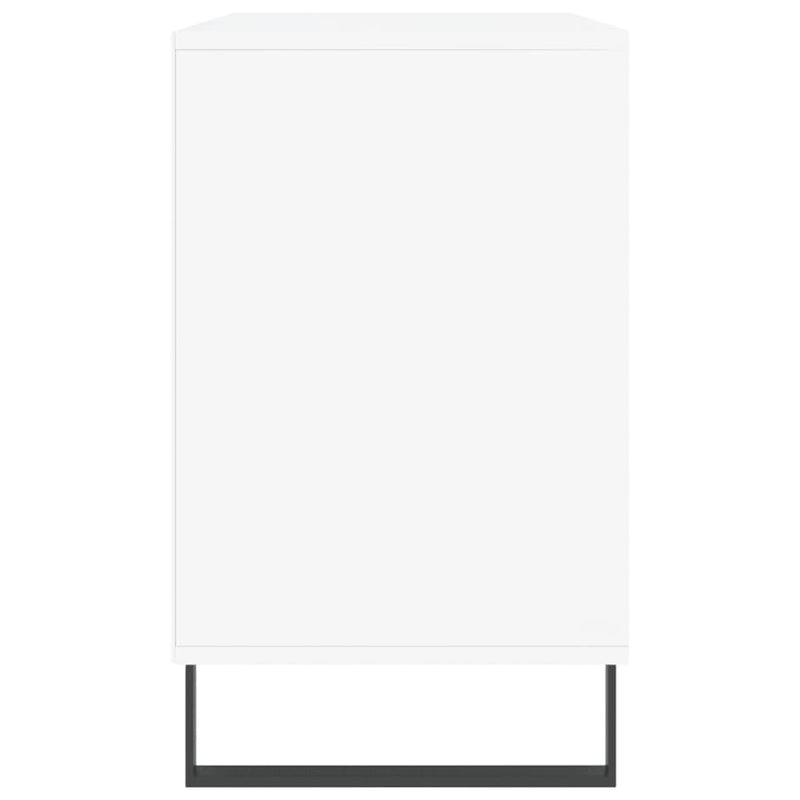 vidaXL fehér szerelt fa cipősszekrény 102x36x60 cm